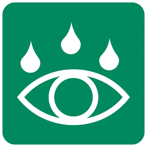 Eye-Wash safety sign 