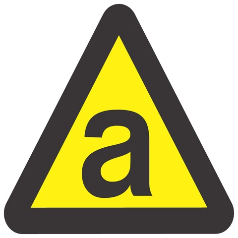 Beware Of Asbestos safety sign 