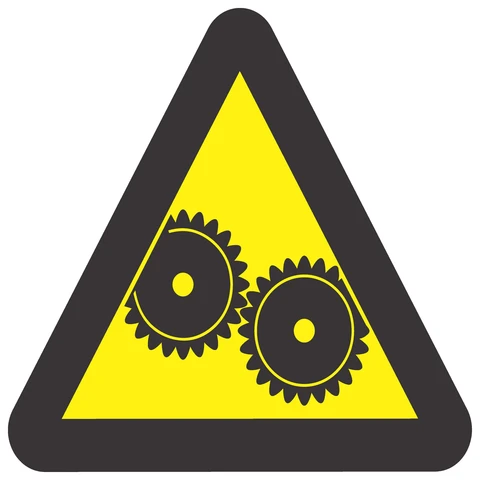 Beware Of Moving Machinery safety sign