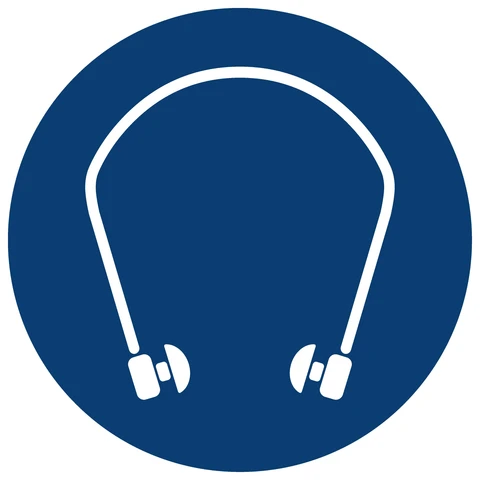 Hearing Protection Shall Be Worn safety sign