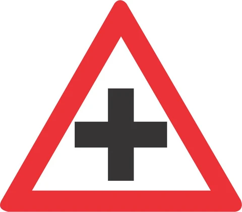 SABS Crossroad road sign