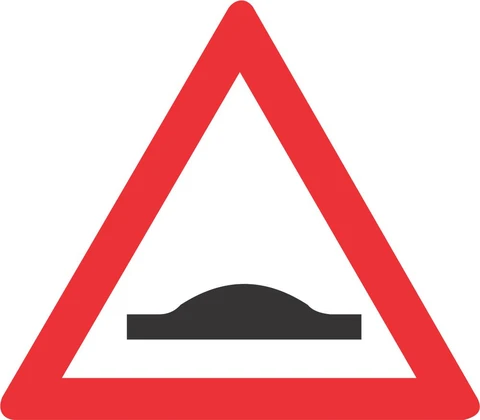 SABS Speed Humps road sign